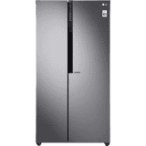 LG Refrigerator | GC-B247KQDV | 679 L | Frost Free Side by Side Refrigerator | with Multi Air Flow | Dark Graphite Steel