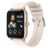 Fire-Boltt Ninja Bluetooth Calling Smartwatch |  SpO2 | Heart Rate Monitoring & AI Voice Assistant | Free Size | Rose Gold