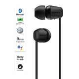 Sony Wireless In-Ear Headphones | WI-C200 | 15 Hours Battery Life | Black
