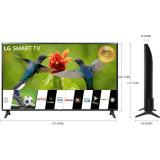 LG All-in-One 80cm HD Ready LED Smart TV | 80 cm (32 inch) | 32LM560BPTC