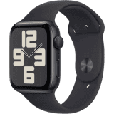 Apple Watch SE 2nd Gen | GPS + Cellular | 44 mm | Midnight Case & Midnight Sport Band | Midnight Strap | MRH83HN/A
