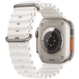 Apple Watch Ultra 2 | GPS + Cellular 49mm Titanium Case with White Ocean Band  | White Ocean Strap