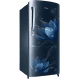 SAMSUNG 183 L Direct Cool Single Door 2 Star Refrigerator | RR20C1712U8/HL | Blooming Saffron Blue