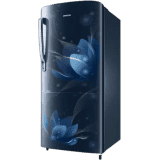 SAMSUNG 183 L Direct Cool Single Door 2 Star Refrigerator | RR20C1712U8/HL | Blooming Saffron Blue