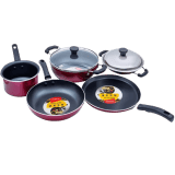 IMPEX Induction Bottom Non-Stick Coated Cookware Set | 7 pcs | KUK 5