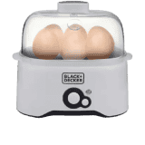 BLACK+DECKER Appliances BXEG2801IN 280 Watt Egg Cooker with 6 Eggs Capacity | White