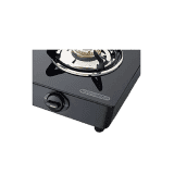 BAJAJ GP6 Stainless Steel Glass Gas Stove | 2 Burner | Black
