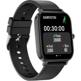 URBAN FIT M | Bright Display | 500 Nits | 60 Sports Mode | IPX68 Resistance Smartwatch | Black Strap