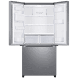 Samsung 579 L Inverter Frost-Free French Door Refrigerator | RF57A5232SL/TL, | Ez Clean Steel | Convertible) | Real Stainless | Convertible | Silver