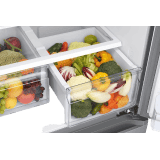Samsung 579 L Inverter Frost-Free French Door Refrigerator | RF57A5232SL/TL, | Ez Clean Steel | Convertible) | Real Stainless | Convertible | Silver