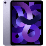 Apple iPad Air | 5th Gen | 64 GB ROM  | 27.69 cm (10.9 inch) | Wi-Fi Only | Purple | MME23HN/A