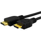 Belkin HDMI Cable | Compatible with Mobile, Laptop, Tablet, Mp3, Gaming Device | Gold Black | F3Y021QE