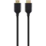 Belkin HDMI Cable | Compatible with Mobile, Laptop, Tablet, Mp3, Gaming Device | Gold Black | F3Y021QE