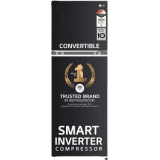 LG | GL-S262SESX | 246 L | Frost Free Double Door 3 Star Convertible Refrigerator with Inverter Compressor, Express Freeze & Multi Air Flow | Ebony sheen