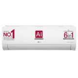 LG | 2 Ton 3 Star AI DUAL Inverter Split AC | I/D-TSNQ24HNXE1 | Copper, AI Convertible 6-in-1 Cooling, 4 Way Swing, HD Filter with Anti-Virus Protection | White