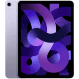 Apple iPad Air | 5th gen | 256 GB ROM 10.9 Inch with Wi-Fi Only | Purple