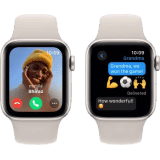 Apple Watch SE | GPS + Cellular 40mm Starlight Case & Starlight Sport Band | Starlight Sport Strap