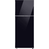 Samsung 465 L | Bespoke Optimal Fresh+ Digital Inverter  Frost Free Double Door WiFi Embedded Refrigerator | RT51CB662A22TL | Clean Black Glass