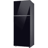 Samsung 465 L | Bespoke Optimal Fresh+ Digital Inverter  Frost Free Double Door WiFi Embedded Refrigerator | RT51CB662A22TL | Clean Black Glass