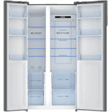 Haier Frost Free 570 L Side By Side refrigerator | HRF-622KS HR/NF 570L SBS | Black Steel