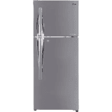 LG Frost Free Double Door Convertible Refrigerator | 2 Star | 242 L |  GL-T292RPZY | Shiny Steel