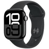 Apple Watch Series 10 | GPS | 46mm | S/M |  Aluminium Case Sport Band | jet black Strap