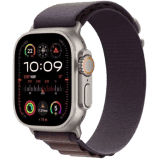 Apple Watch Ultra 2 | GPS + Cellular 49mm Titanium Case with Indigo Alpine Loop | Blue Strap