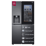 LG 635 Litres 3 Star Frost Free Side by Side Refrigerator with Smart Diagnosis | GL-X257AMCX |  Matt Black