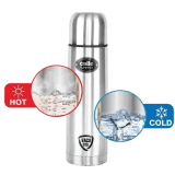 cello | 350 ml | flip | style | Flask | Silver | Steel