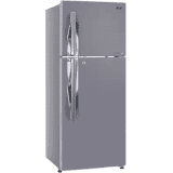 LG Frost Free Double Door Convertible Refrigerator | 2 Star | 242 L |  GL-T292RPZY | Shiny Steel