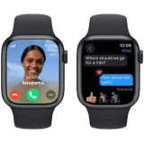 Apple Watch Series 9 | GPS + Cellular 41mm Midnight Case & Midnight Sport Band | Midnight Strap