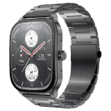 Amazfit Pop 3S Smart Watch with 1.96" AMOLED Display | BT Calling | Music Control | Metallic Black