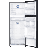 Samsung Frost Free Double Door Refrigerator | 385 L | 3 Star | Optimal Fresh Digital Inverter with Display | Luxe Black | RT42C553EBX/HL