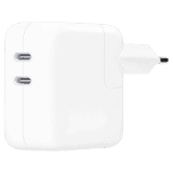 Apple 35 Watt Dual USB-C Port Power Adapter | White