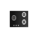 FABER Hobtop Nexus HT603 CRS BR CI Glass Top Automatic Hob | 3 Burners