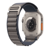 Apple Watch Ultra 2 GPS + Cellular 49mm Titanium Case with Blue Alpine Loop | Medium | Blue Strap