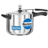 Hawkins Inner Lid Induction Bottom Pressure Cooker | Stainless Steel | 5 L | HSS50