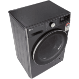LG Washing Machine | FHP1208Z9B | 8 kg | Fully Automatic Front Load with In-built Heater | Black