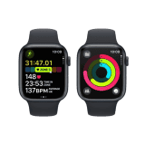 Apple Watch Series 9 GPS | 45mm | Midnight Sport Band | M/L | Midnight Aluminium Case | MR9A3HN/A
