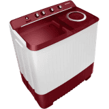 SAMSUNG 11.5 Kg Semi Automatic Top Load |  WT11A4600RR/TL | Grey, Red