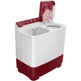 SAMSUNG 11.5 Kg Semi Automatic Top Load |  WT11A4600RR/TL | Grey, Red