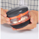 Meyer Kitchen Hacks Mini Handy Chopper | All In One Chopper | 125Ml | Orange