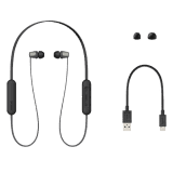 Sony Wireless in-Ear Headphones | WI-C310 | 15 Hours Battery Life | Black