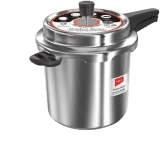 IMPEX Delight Aluminium Dripless Pressure Cooker | 10 L