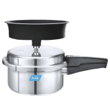 Preethi Aluminium Outer Lid | 3 L | Pressure Cooker Spill Splash Shield For Zero Spill  Zero Splash Induction Base
