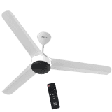 Impex Bldc Ceiling Fan 1200 Mm Atom 28 | 5 stars | Rated Ceiling Fans  Remote Control |  High Speed Fan Having | Matte White