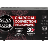 LG Charcoal Countertop Microwave Oven | 28 L | Scan to Cook Wi-Fi Enabled | Black | MJEN286VIW
