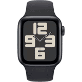 Apple Watch SE | GPS + Cellular 40mm Midnight Case & Midnight Sport Band | Midnight Strap