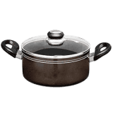 Blueberrys Ruby 8 Liter 30cm Nonstick Aluminum Induction Based Biriyani Pot with Lid