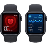 Apple Watch SE | GPS + Cellular 40mm Midnight Case & Midnight Sport Band | Midnight Strap